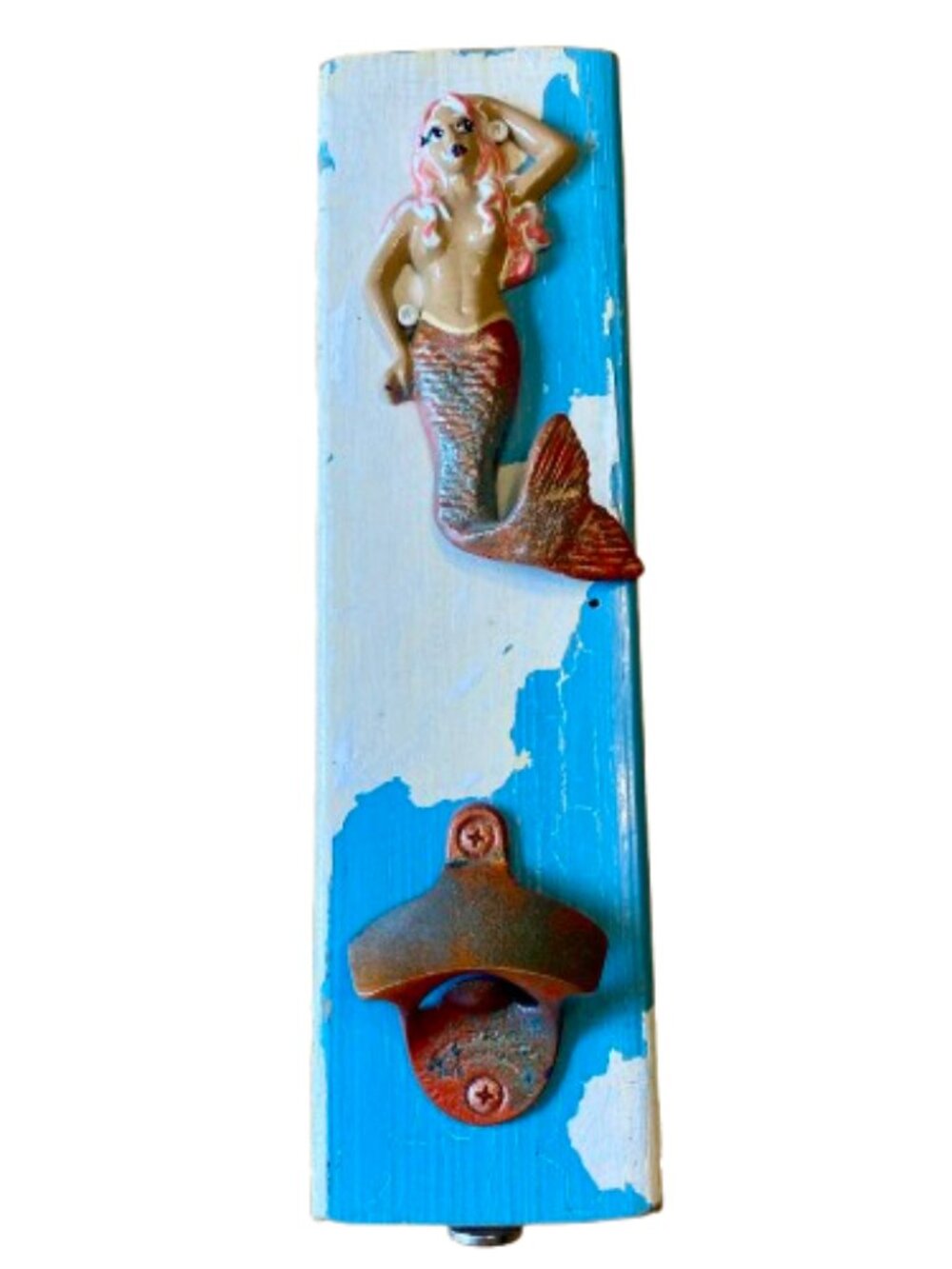 Wall Mount Mermaid Bottle Opener Bar Decor